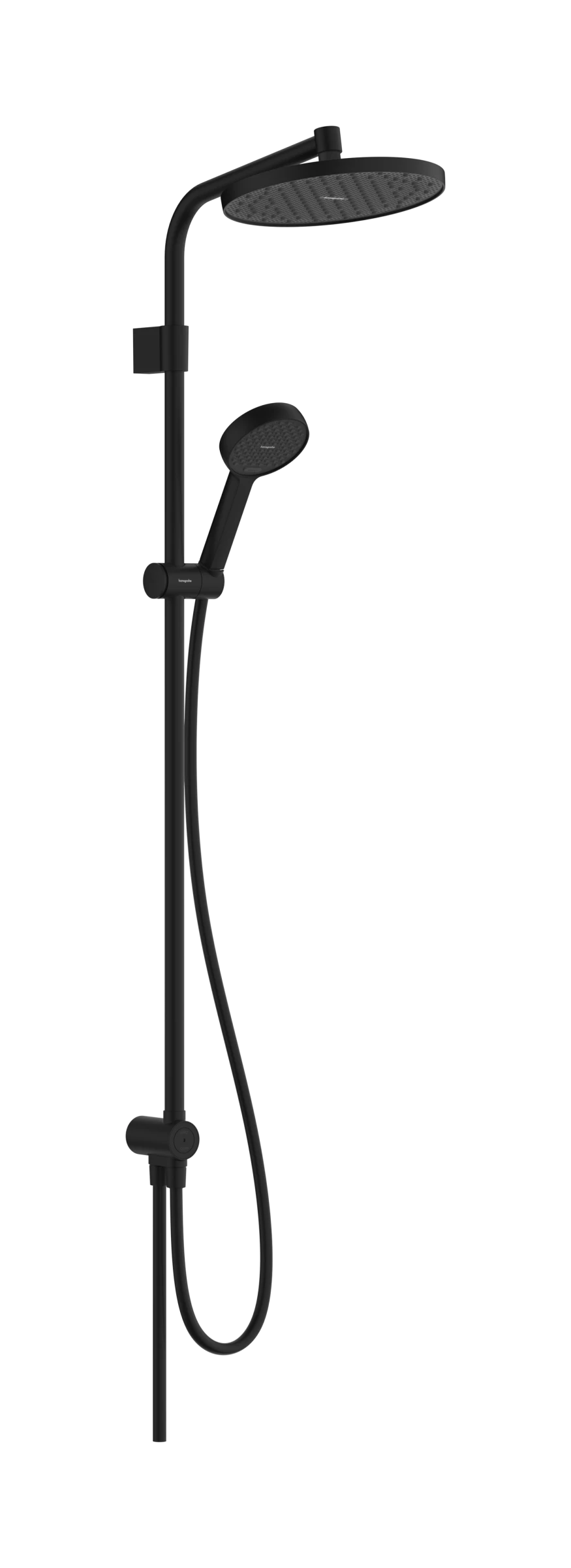 Hansgrohe Activera S Shower Pipes Universal 1080 X 355 X 100mm Black - Matt