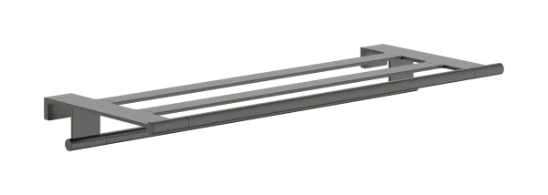 Hansgrohe Addstoris S Towel Rack 743 X 286 X 97mm Gunmetal/chrome - Brushed