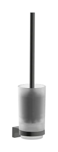 Hansgrohe Addstoris S Toilet Brush Holders 400 X 216 X 134mm Gunmetal/chrome - Brushed