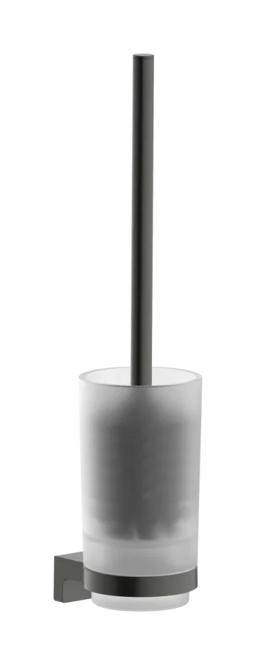 Hansgrohe Addstoris S Toilet Brush Holders 400 X 216 X 134mm Gunmetal/chrome - Brushed product image - Image 1
