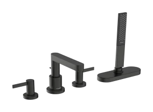 Hansgrohe Finoris Bath Mixers Concealed 553 X 285 X 229mm Gunmetal/chrome - Brushed