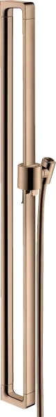 Axor Citterio E Shower Rail 0.90 M With Shower Hose 1.60 M Polished Red Gold
