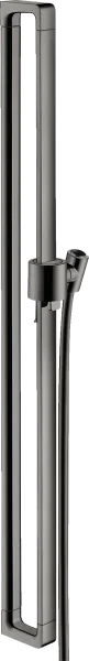 Axor Citterio E Shower Rail 0.90 M With Shower Hose 1.60 M Polished Black Chrome