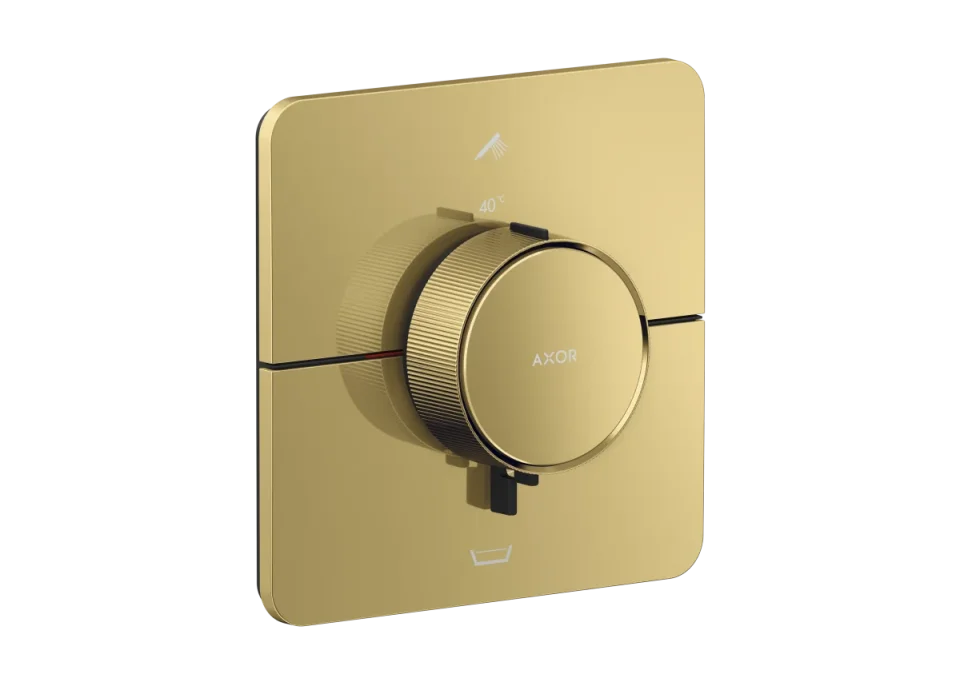 Axor Showerselect Id Thermostatic Shower Mixer Concealed 269 X 242 X 179mm Gold - Polished product image - Image 1