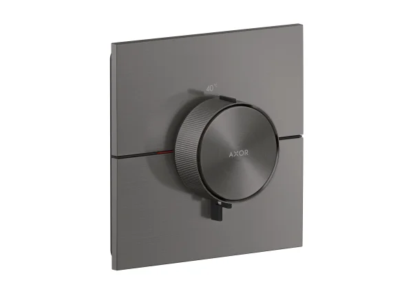 Axor Showerselect Id Thermostatic Shower Mixer Concealed 269 X 242 X 179mm Gunmetal/chrome - Brushed