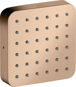 Axor Citterio E Shower Module 120/120 For Concealed Installation Softsquare Polished Red Gold