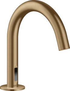 Axor Uno Electronic Basin Mixer Without Temperature Control With 230 V Mains Connection Brushed Bronze