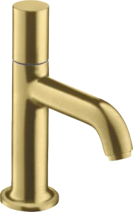 Axor Uno Pillar Tap 70 Without Waste Brushed Brass