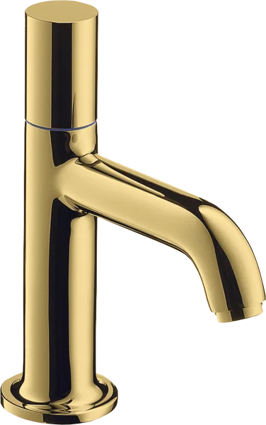 Axor Uno Pillar Tap 70 Without Waste Gold Polished