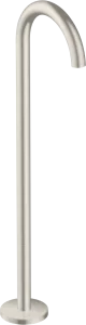 Axor Uno Bath Spout Curved Floor-standing Stainless Steel