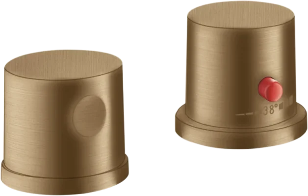 Axor Uno Thermostatic Bath Filler Concealed 130 X 110 X 87mm Bronze - Brushed product image - Image 1