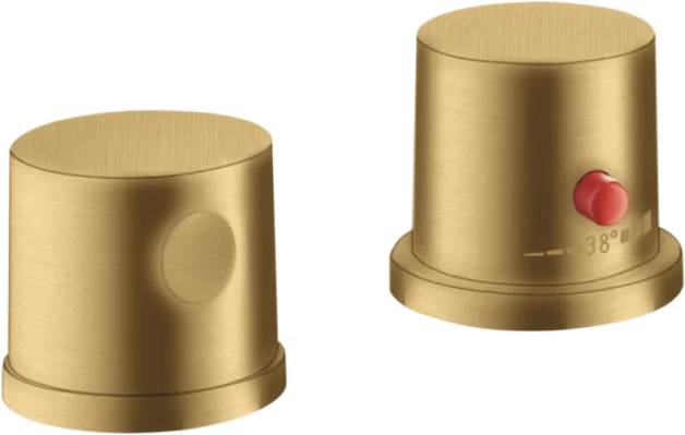 Axor Uno Thermostatic Bath Filler Concealed 130 X 110 X 87mm Gold - Brushed product image - Image 1
