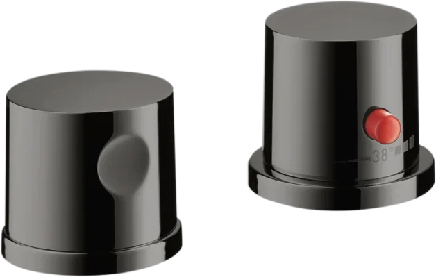 Axor Uno Thermostatic Bath Filler Concealed 130 X 110 X 87mm Gunmetal/chrome - Polished product image - Image 1