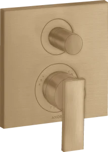 Axor Citterio Single Lever Manual Bath Mixer For Concealed Installation With Lever Handle And Integrated Backflow Prevention Brushed Bronze