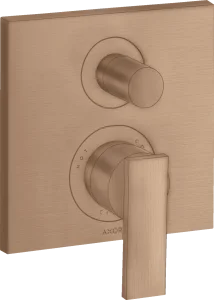 Axor Citterio Single Lever Manual Bath Mixer For Concealed Installation With Lever Handle And Integrated Backflow Prevention Brushed Red Gold