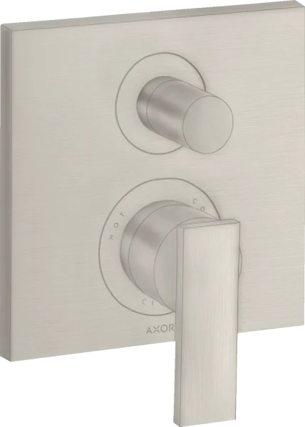Axor Citterio Single Lever Manual Bath Mixer For Concealed Installation With Lever Handle And Integrated Backflow Prevention Stainless Steel
