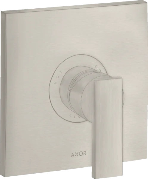 Axor Citterio Single Lever Manual Shower Mixer For Concealed Installation With Lever Handle Stainless Steel