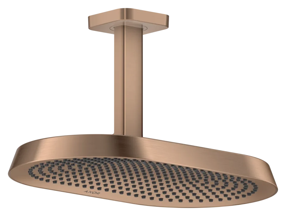 Axor Showersphere Overhead Showers 670 X 390 X 165mm Rose Gold/gold - Brushed product image - Image 1