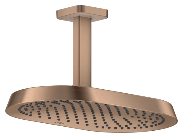Axor Showersphere Overhead Showers 670 X 390 X 165mm Rose Gold/gold - Brushed
