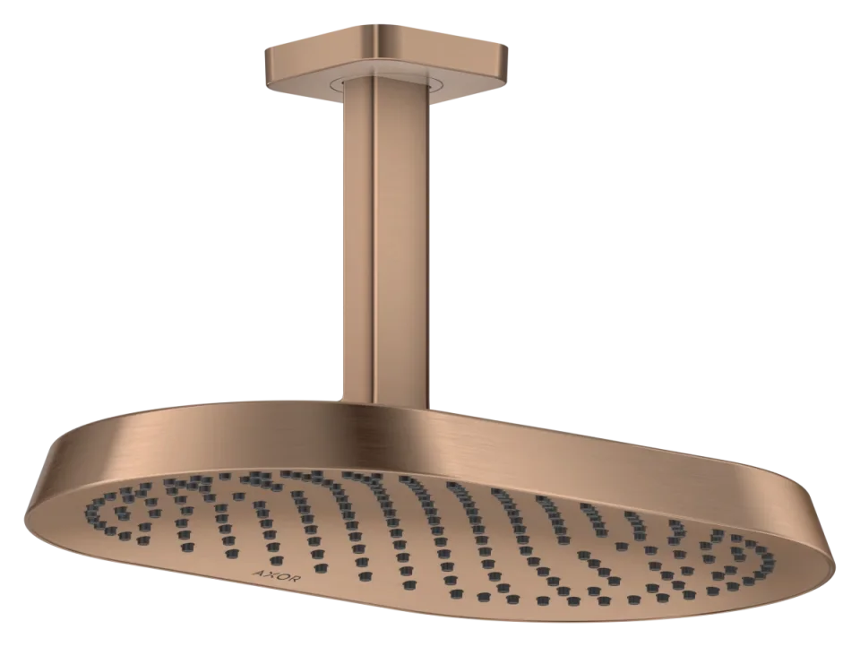 Axor Showersphere Overhead Showers 670 X 390 X 165mm Rose Gold/gold - Brushed product image - Image 1