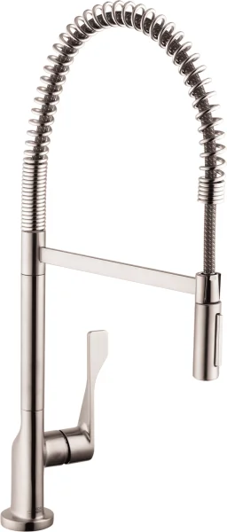 Axor Citterio Single Lever Kitchen Mixer 230 Semi-pro Stainless Steel