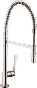 Axor Citterio Single Lever Kitchen Mixer 230 Semi-pro Stainless Steel