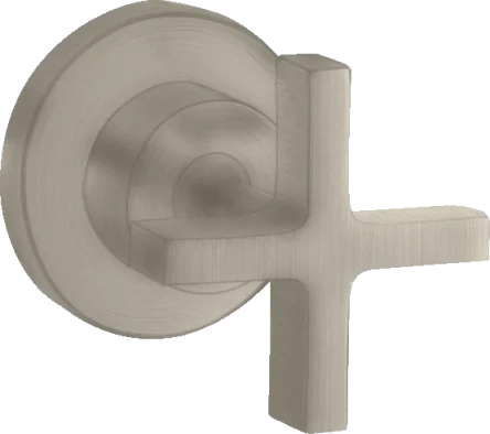Axor Citterio Shut-off Valve For Concealed Installation With Cross Handle Brushed Nickel