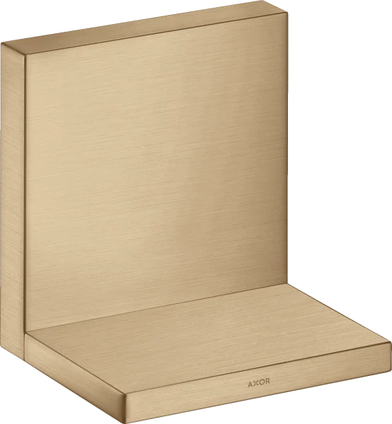 Axor Showersolutions Shelf 120 Mm X 120 Mm Brushed Bronze