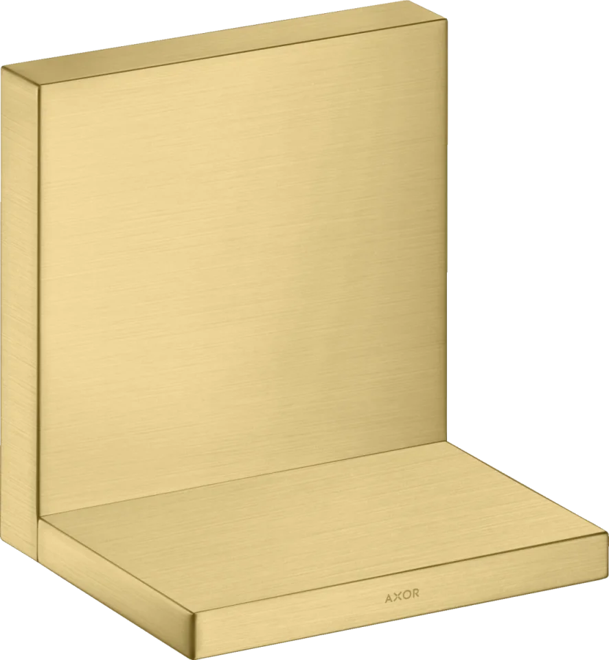 Axor Showersolutions Shelves 300 X 206 X 136mm Gold - Brushed product image - Image 1