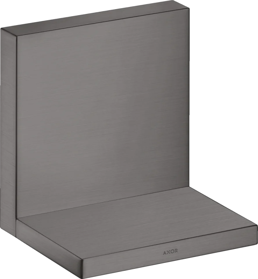 Axor Showersolutions Shelves 300 X 206 X 136mm Gunmetal/chrome - Brushed product image - Image 1