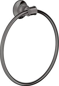 Axor Montreux Towel Ring Polished Black Chrome