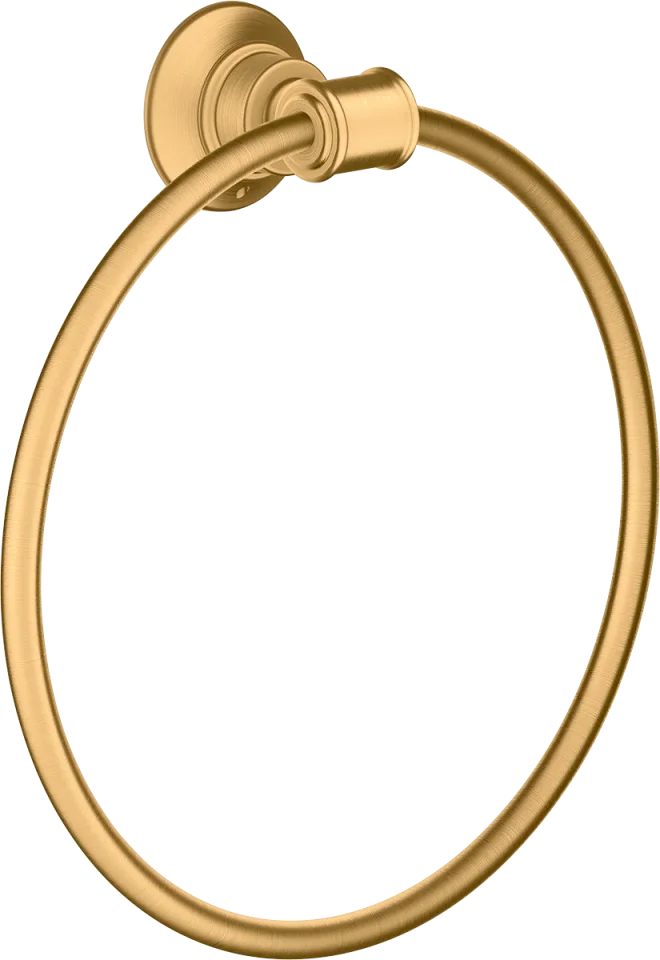 Axor Montreux Towel Ring 251 X 251 X 64mm Brass - Brushed product image - Image 1