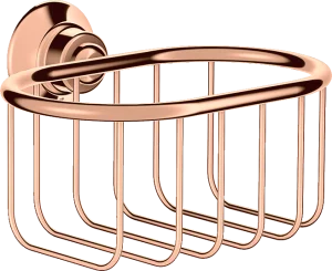 Axor Montreux Corner Basket 160 Mm X 101 Mm Polished Red Gold