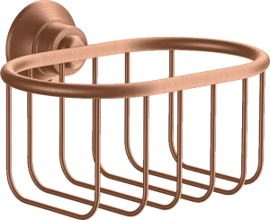 Axor Montreux Corner Basket 160 Mm X 101 Mm Brushed Red Gold