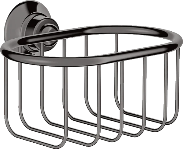 Axor Montreux Corner Basket 160 Mm X 101 Mm Polished Black Chrome