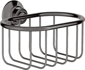 Axor Montreux Corner Basket 160 Mm X 101 Mm Polished Black Chrome