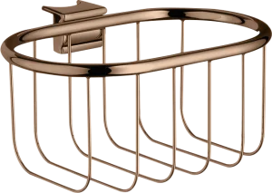 Axor Montreux Corner Basket 160 Mm X 83 Mm Polished Red Gold