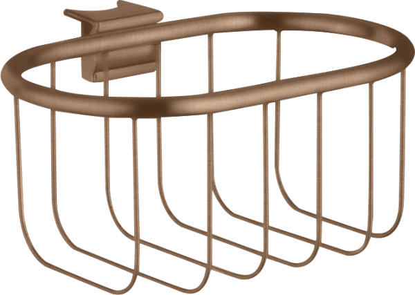 Axor Montreux Corner Basket 160 Mm X 83 Mm Brushed Red Gold