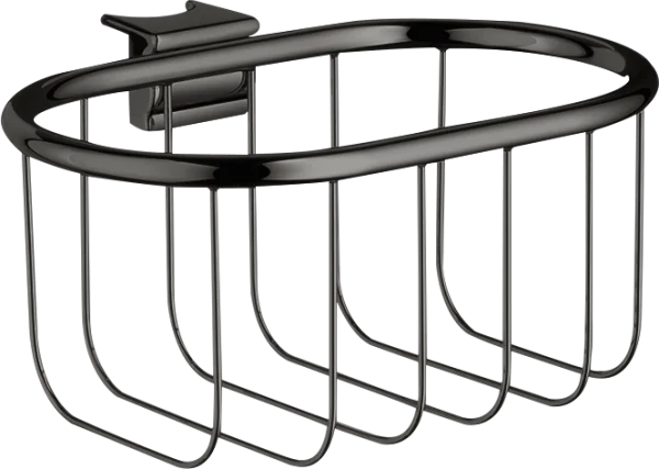 Axor Montreux Corner Basket 160 Mm X 83 Mm Polished Black Chrome