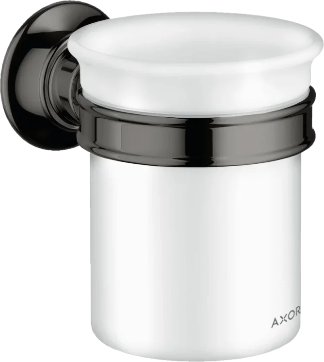 Axor Montreux Tooth Brush Tumbler 180 X 150 X 80mm Gunmetal/chrome - Polished product image - Image 1
