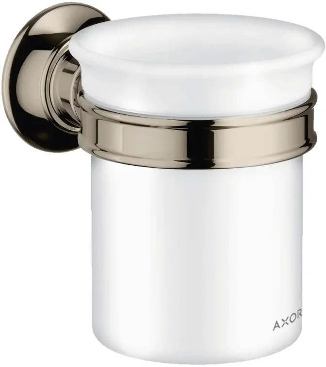 Axor Montreux Tooth Brush Tumbler 180 X 150 X 80mm Nickel - Polished product image - Image 1