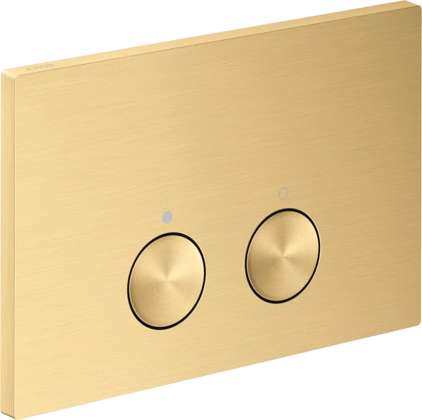 Axor Flushplate Flush Plates 370 X 225 X 100mm Gold - Brushed