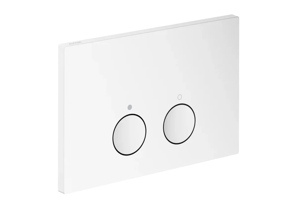 Axor Flushplate Flush Plates 370 X 225 X 100mm White - Matt product image - Image 1