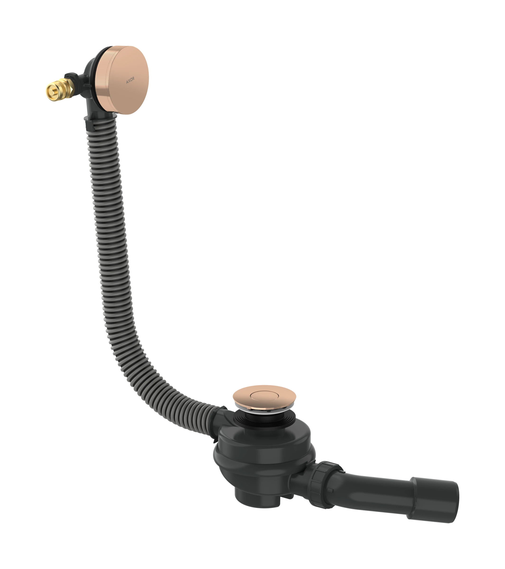 Axor Exafill Complete Set Basic Body And Finish Set With Bath Filler 501 X 263 X 128mm Rose Gold/gold - Polished