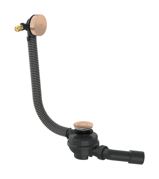 Axor Exafill Complete Set Basic Body And Finish Set With Bath Filler 501 X 263 X 128mm Rose Gold/gold - Polished