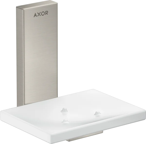 Axor Universal Rectangular Soap Dishes /-basket 135 X 110 X 90mm Stainless Steel