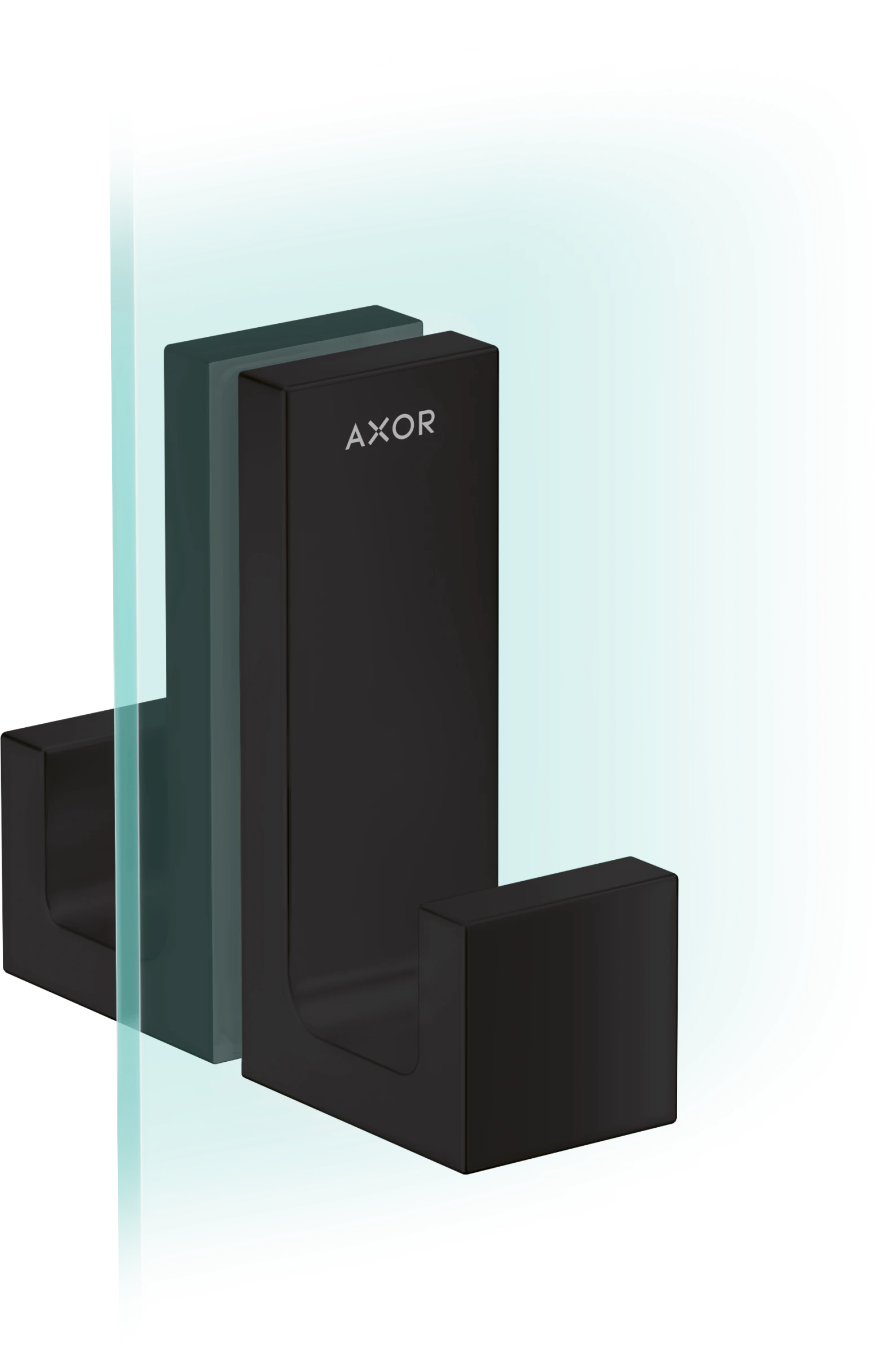 Axor Universal Rectangular Towel Holder 246 X 98 X 76mm Black - Matt