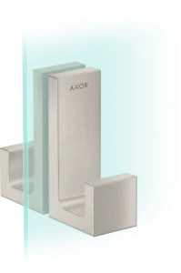 Axor Universal Rectangular Towel Holder 246 X 98 X 76mm Stainless Steel