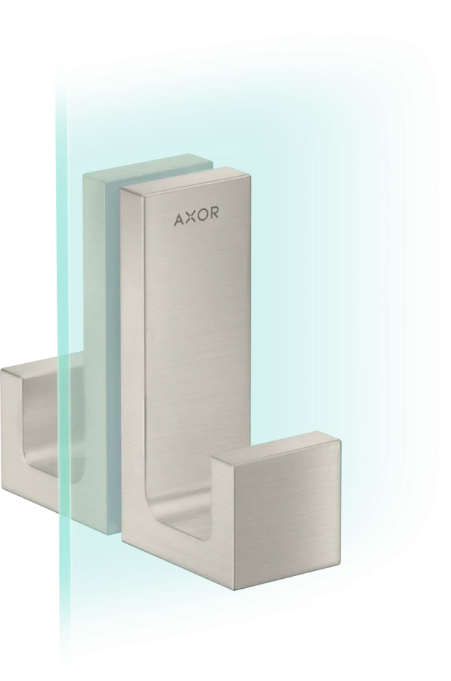 Axor Universal Rectangular Towel Holder 246 X 98 X 76mm Stainless Steel product image - Image 1