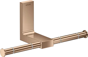 Axor Universal Rectangular Toilet Roll Holders 330 X 215 X 155mm Rose Gold/gold - Polished
